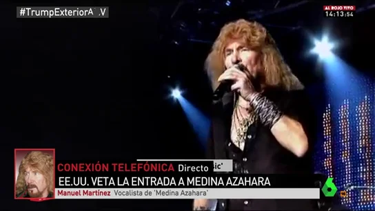 Manuel Martínez, vocalista de Medina Azahara Manuel Martínez, vocalista de Medina Azahara