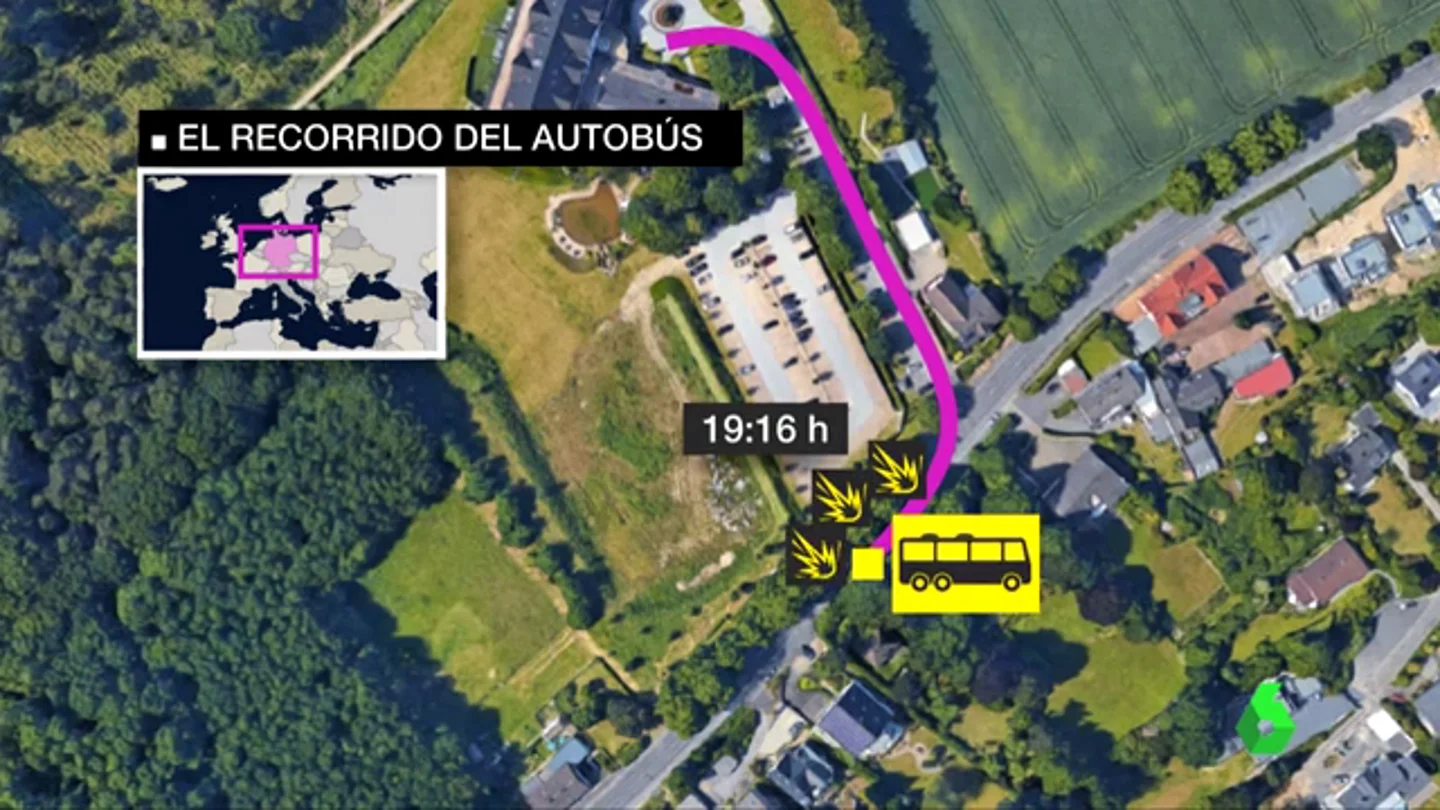 Recorrido del autobús del Borussia Dortmund Recorrido del autobús del Borussia Dortmund