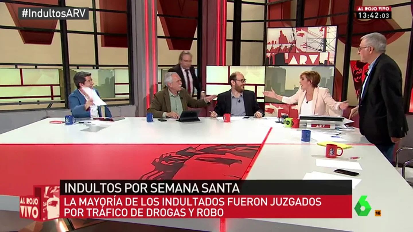 Bronca en el plató de ARV Bronca en el plató de ARV