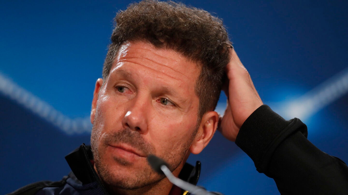 Simeone en rueda de prensa