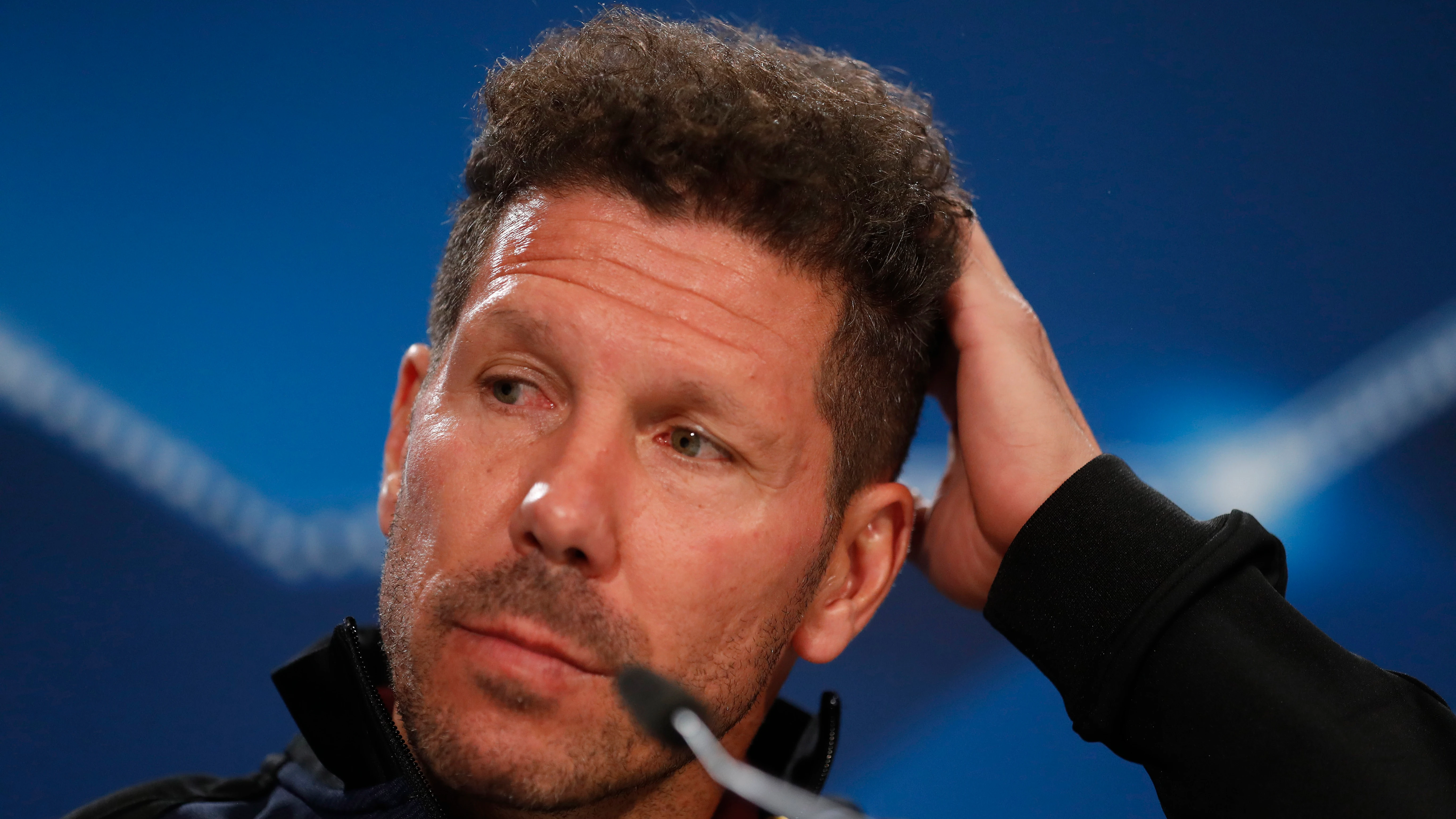Simeone en rueda de prensa Simeone en rueda de prensa