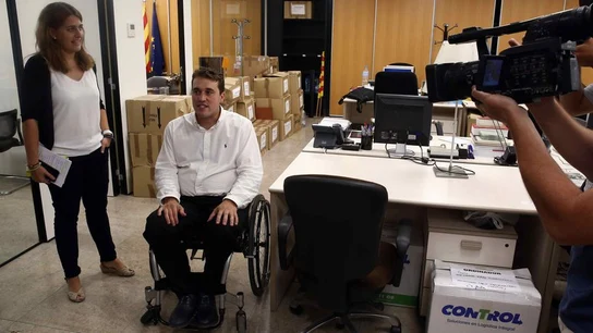 El coordinador de Organización del PDeCat, David Bonvehí El coordinador de Organización del PDeCat, David Bonvehí