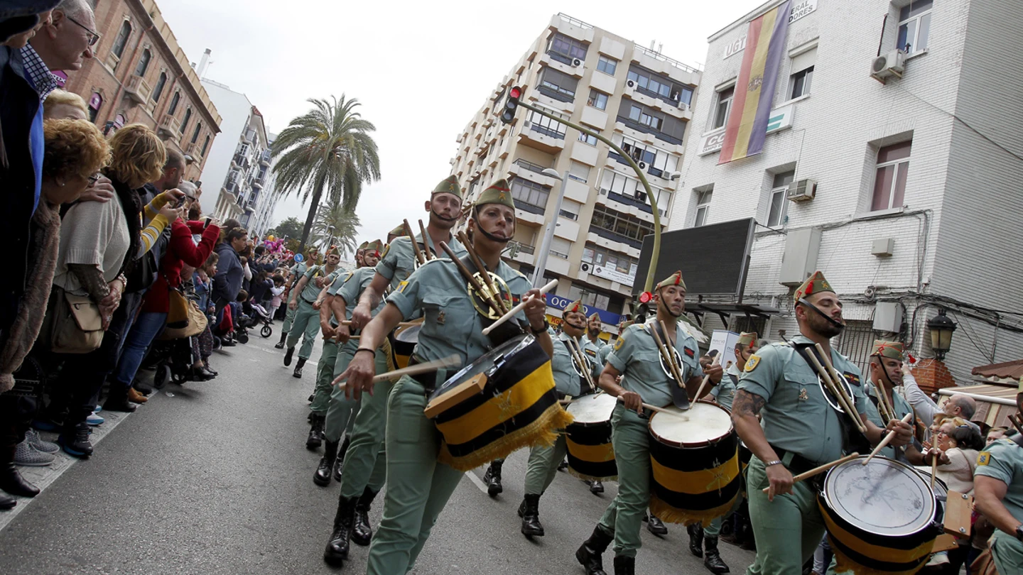 Desfile de los legionarios Desfile de los legionarios