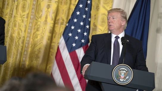 Donald Trump ante los medios Donald Trump ante los medios