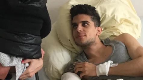 Marc Bartra, en el hospital