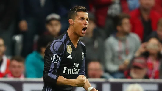Cristiano Ronaldo celebra su primer gol ante el Bayern de Múnich Cristiano Ronaldo celebra su primer gol ante el Bayern de Múnich