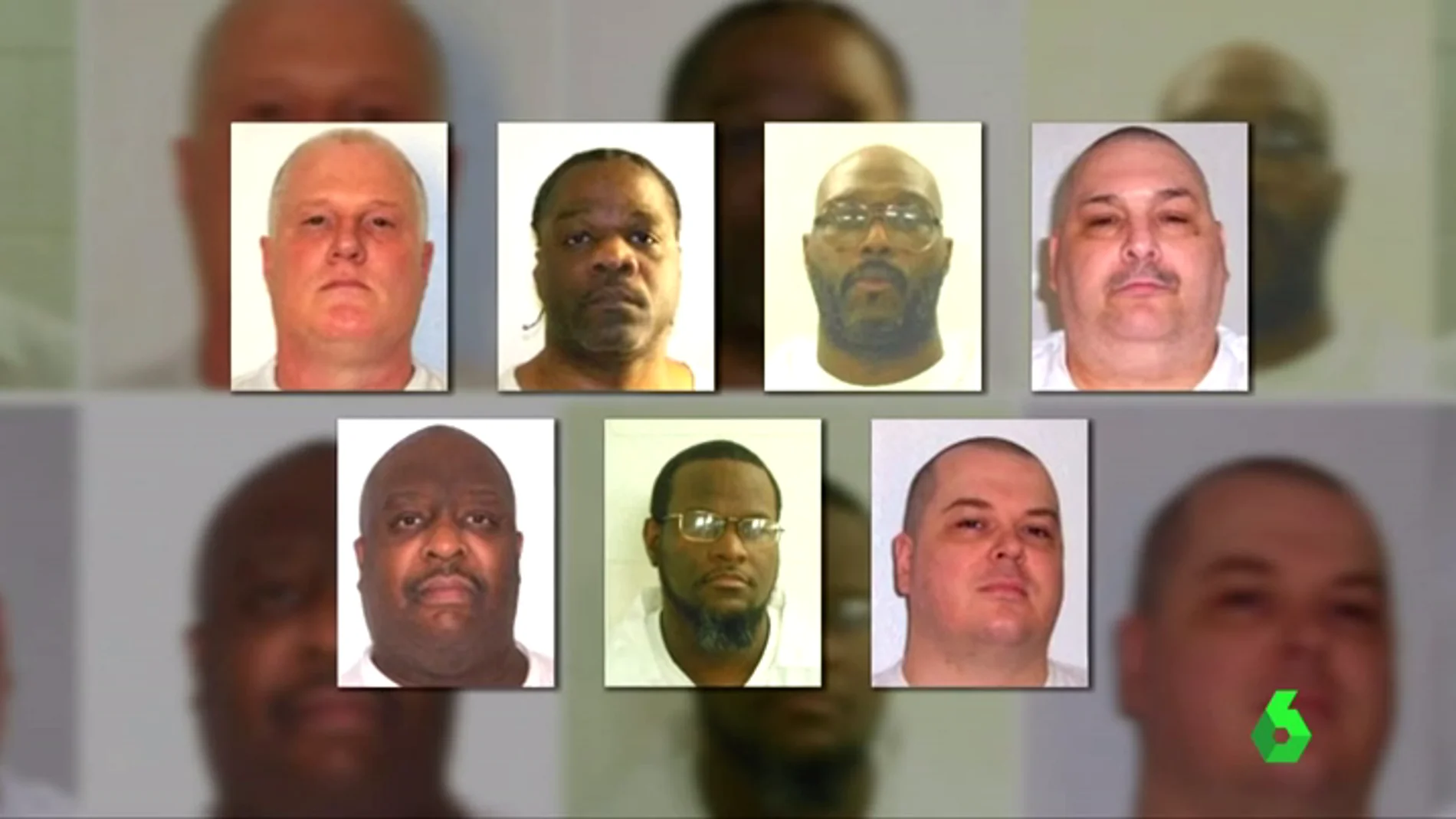 Los siete presos condenados a pena de muerte