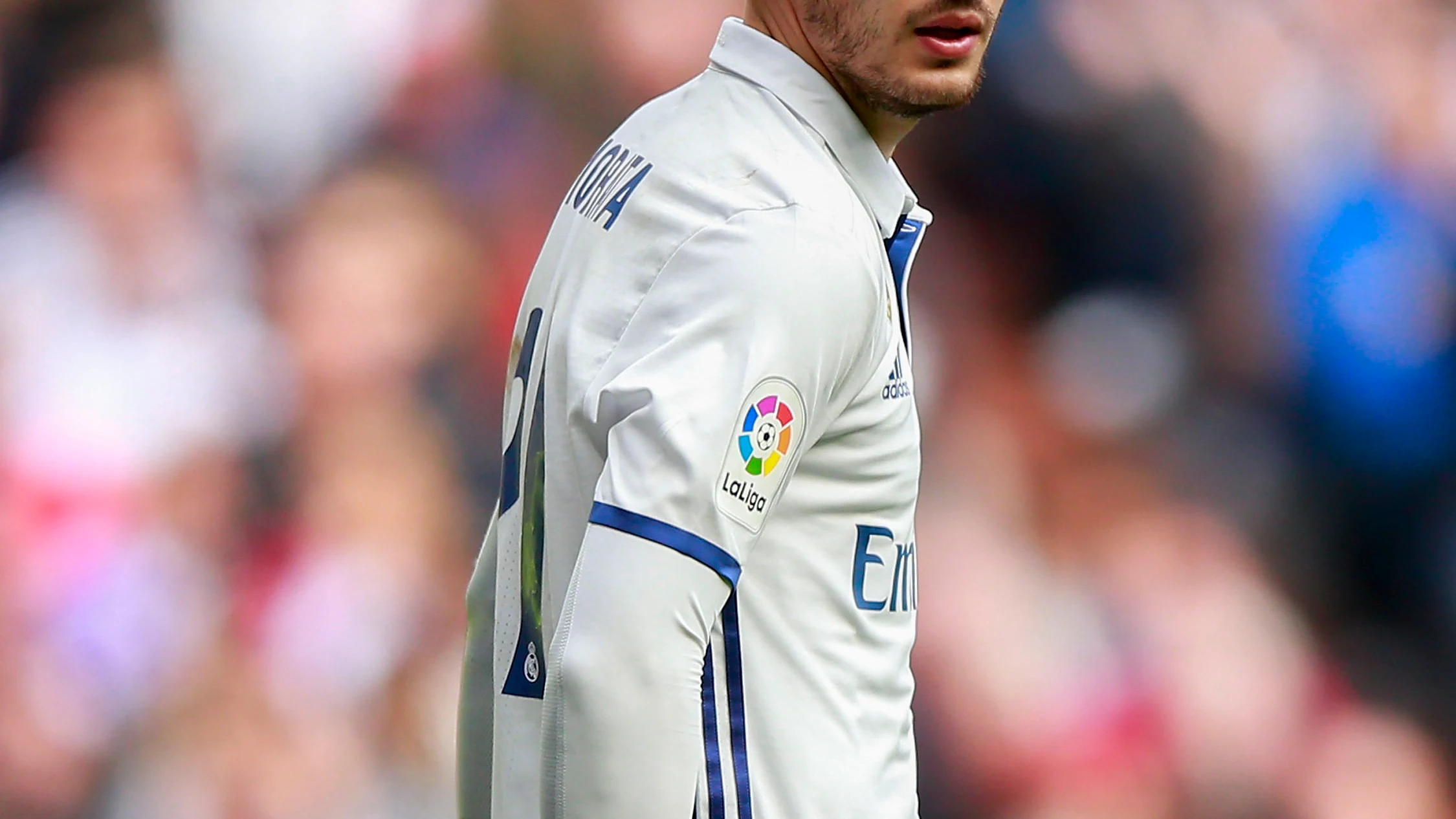 &Aacute;lvaro Morata, en un partido del Real Madrid