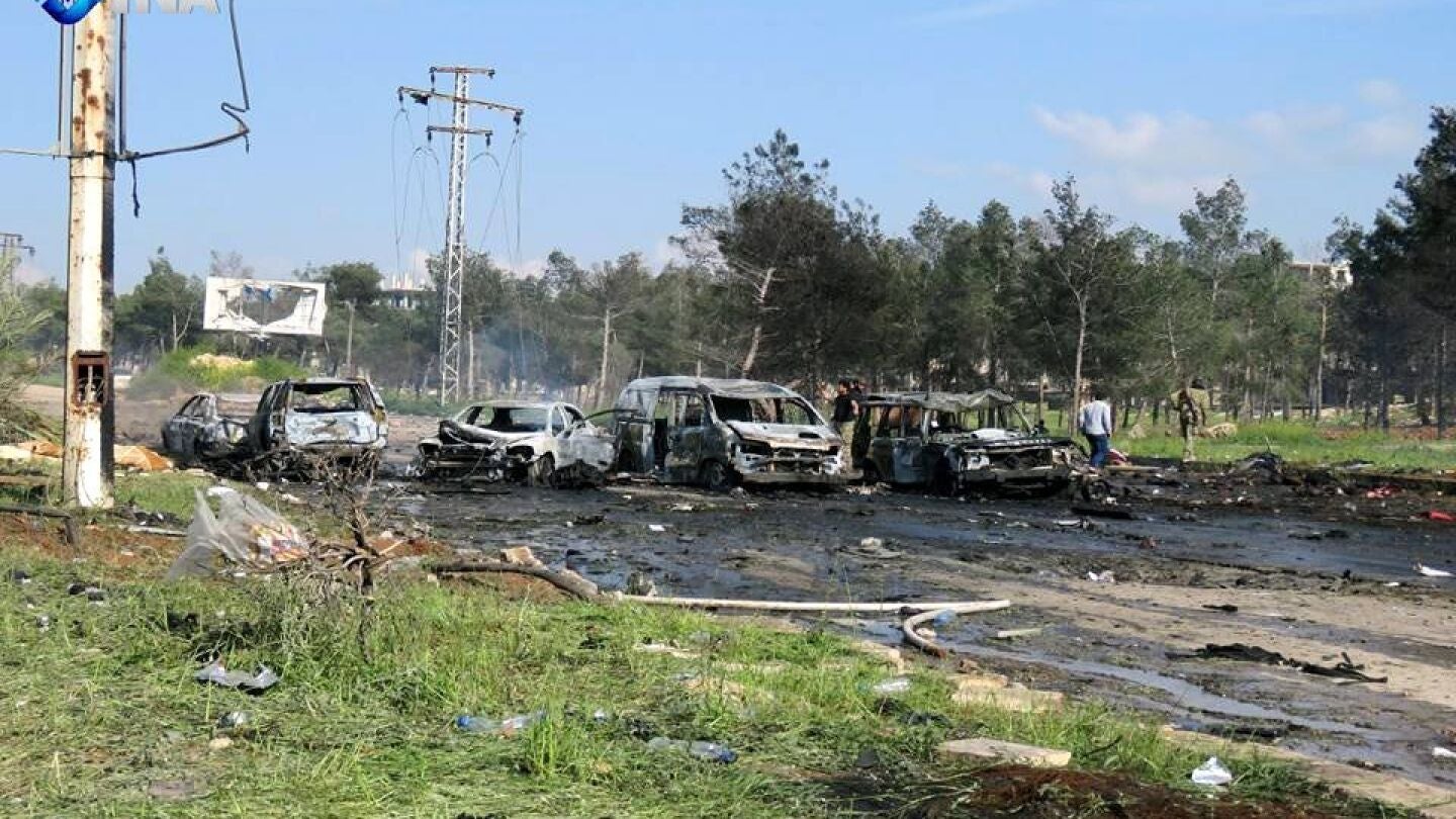 Convoy humanitario atacado en el este de Alepo