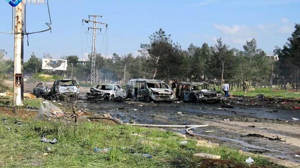 Convoy humanitario atacado en el este de Alepo