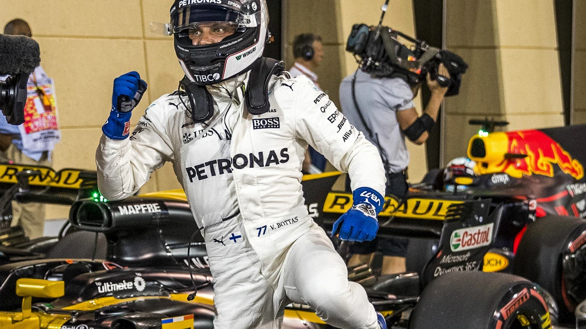 Bottas, feliz