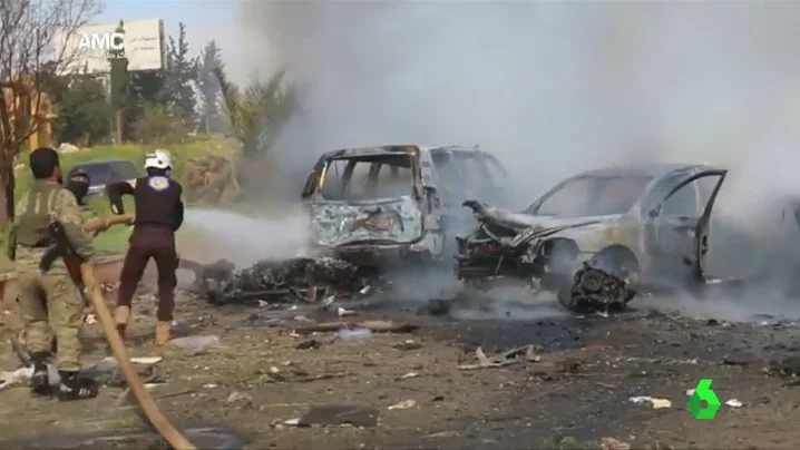Ascienden a 112 los muertos tras el ataque con coche bomba en Alepo Ascienden a 112 los muertos tras el ataque con coche bomba en Alepo