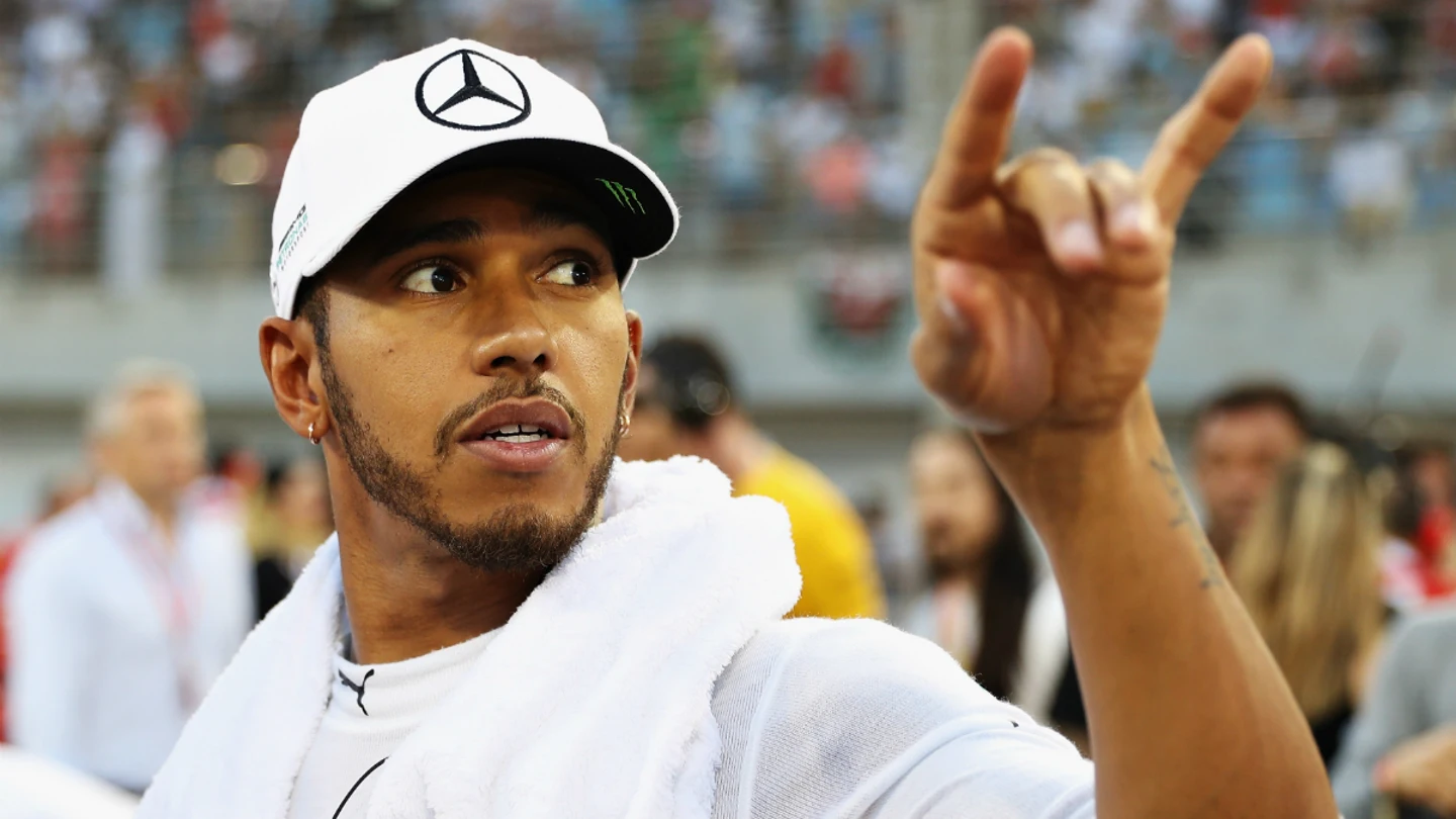Lewis Hamilton, en Baréin Lewis Hamilton, en Baréin