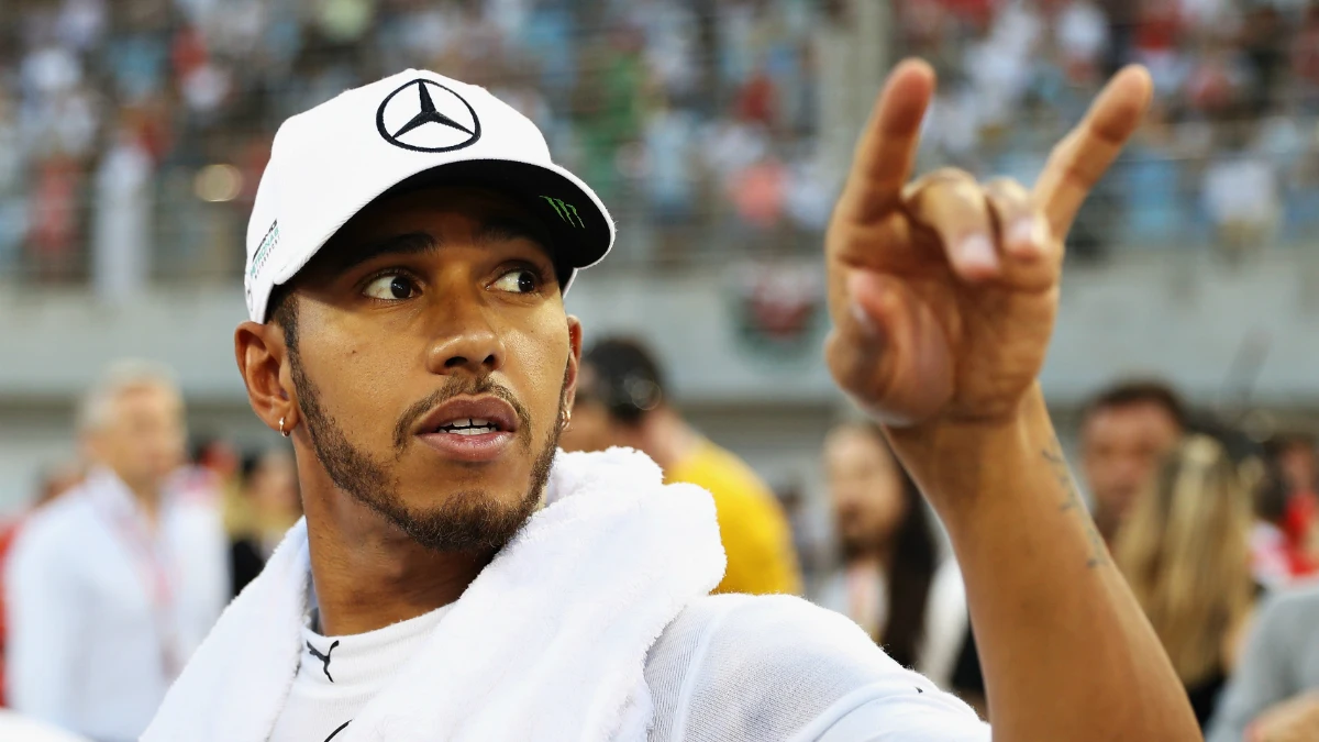 Lewis Hamilton, en Baréin