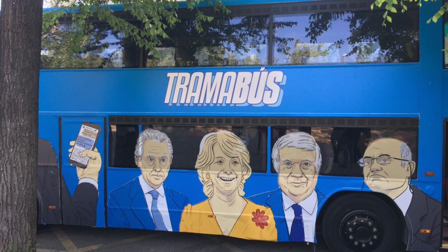 El 'tramabus' de Podemos