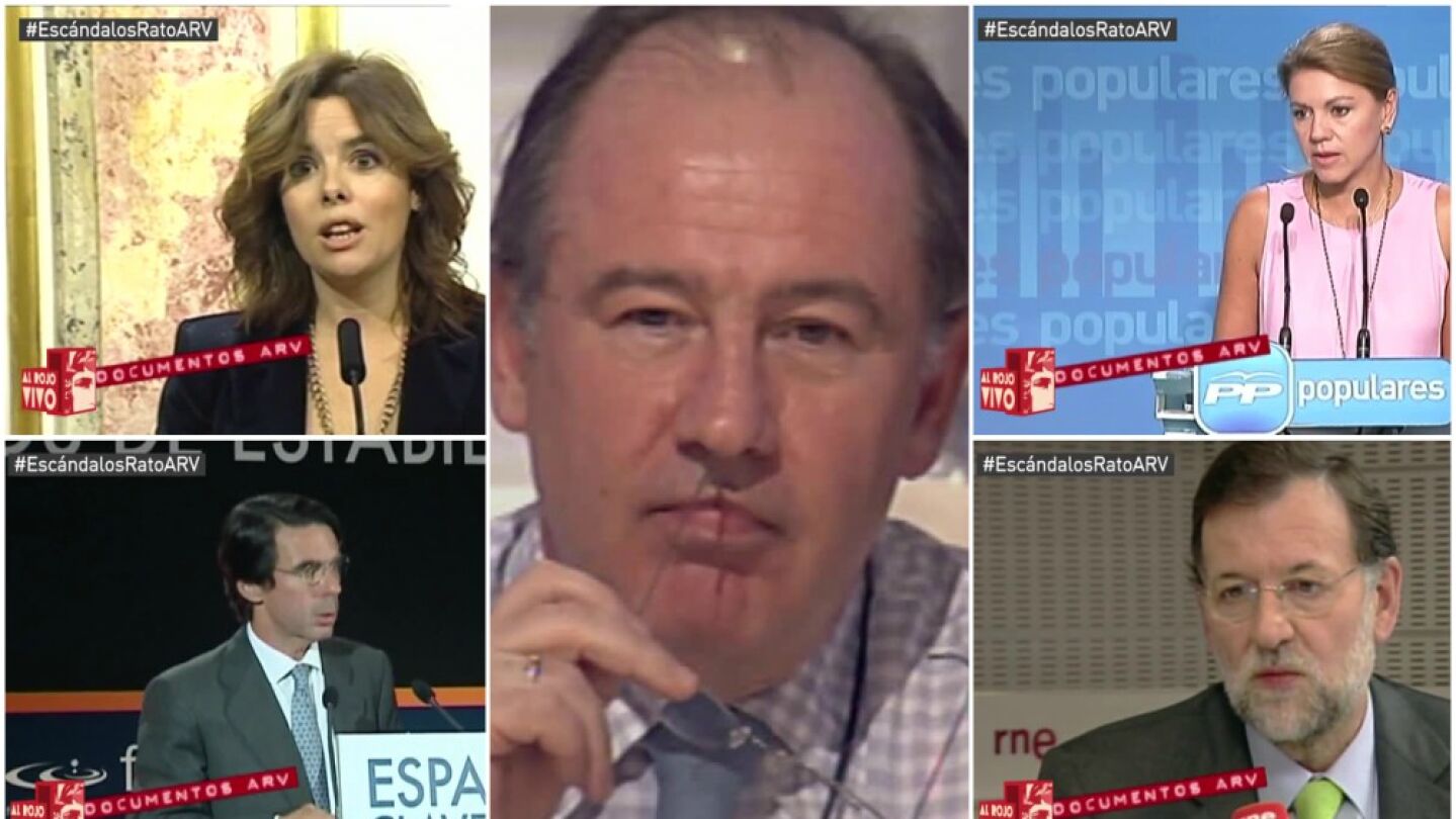 Montaje de pol&iacute;ticos y exministrables del Partido Popular