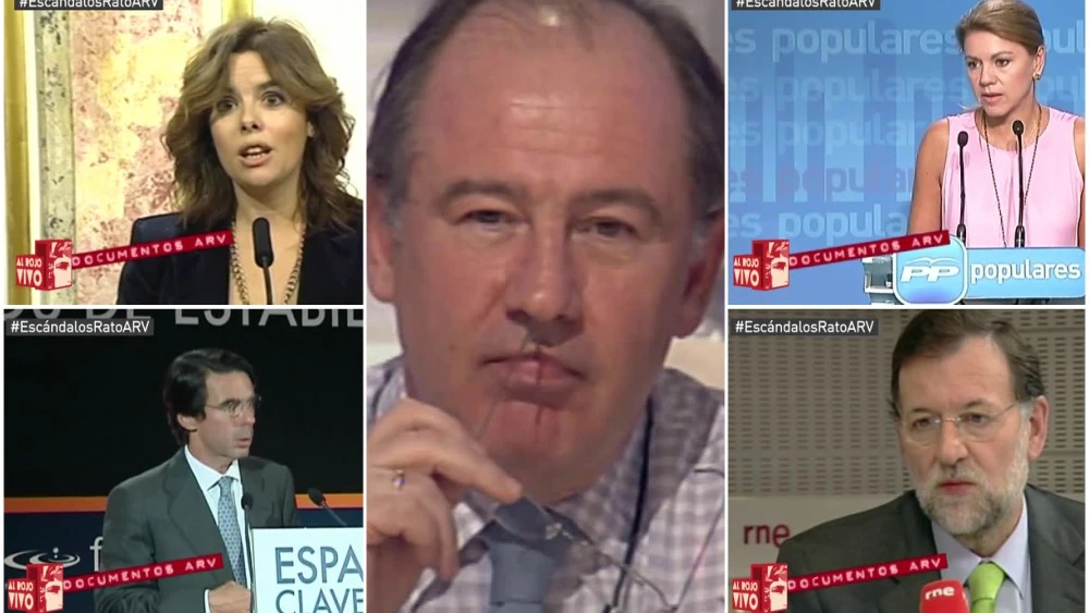 Montaje de políticos y exministrables del Partido Popular Montaje de políticos y exministrables del Partido Popular