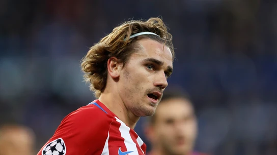 Griezmann, durante un partido de Champions con el Atlético de Madrid Griezmann, durante un partido de Champions con el Atlético de Madrid