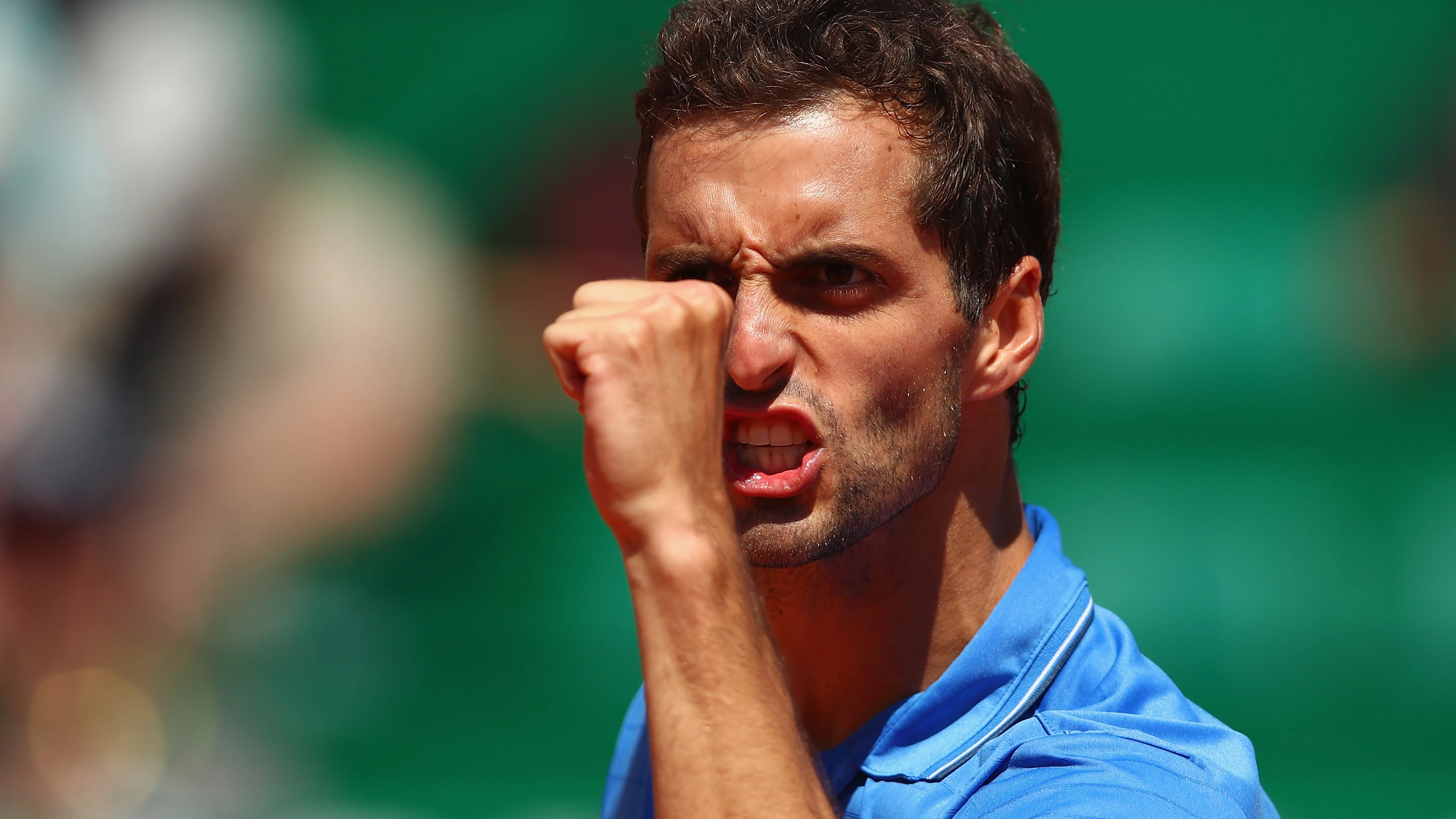 Albert Ramos celebra su pase a la final de Montecarlo