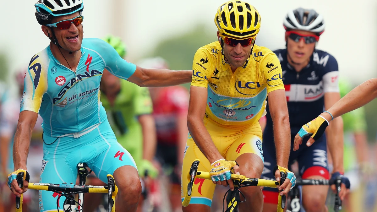 Scarponi, con Nibali Scarponi, con Nibali