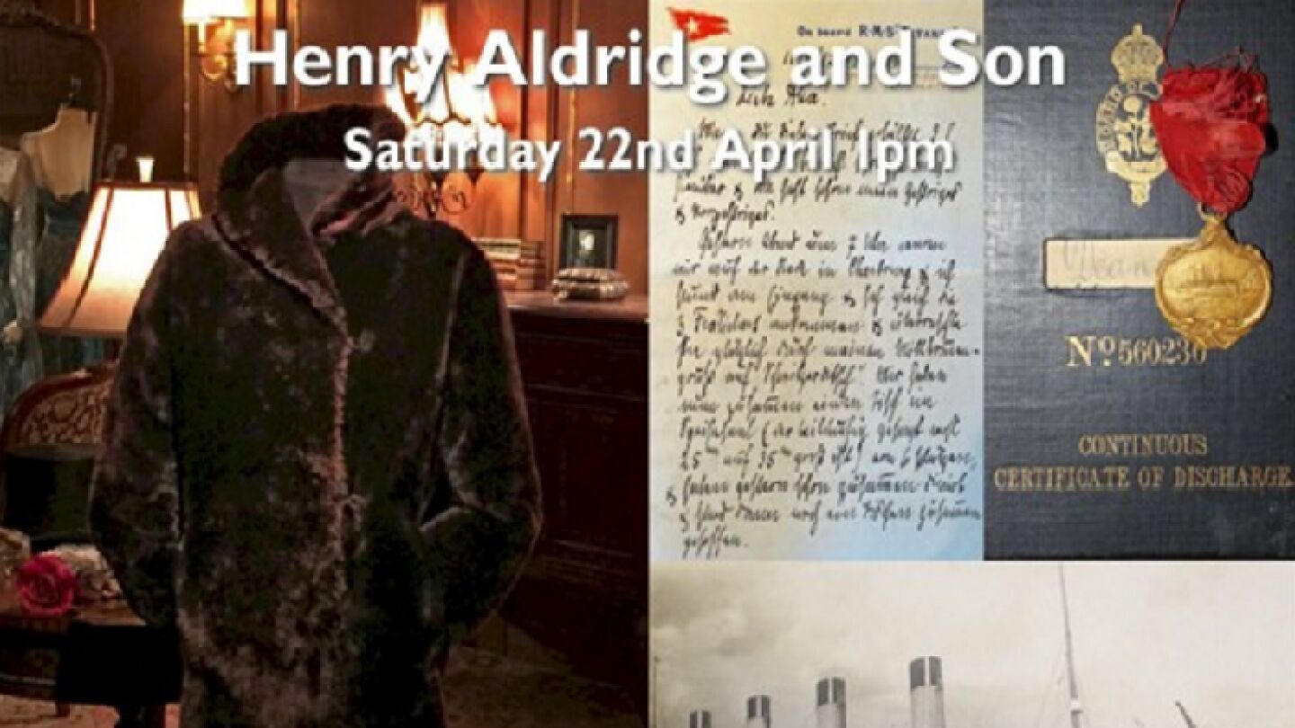 Imagen del abrigo en la web de la casa de subastas Henry Aldridge & Son 