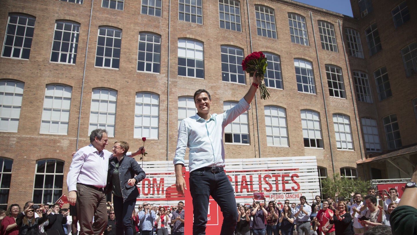 El candidato socialista, Pedro S&aacute;nchez