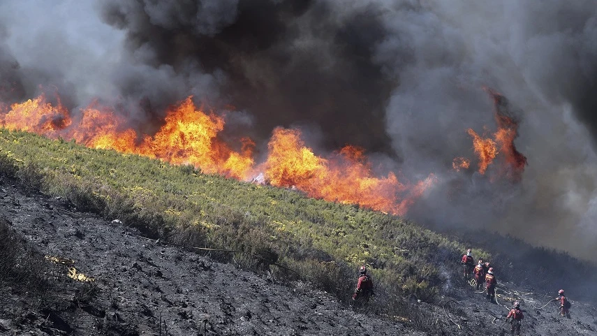 Controlan el incendio que ha arrasado 2.000 hectáreas en Ponferrada, León Controlan el incendio que ha arrasado 2.000 hectáreas en Ponferrada, León
