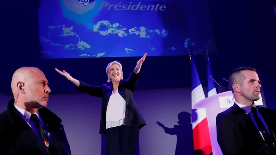 Marine Le Pen pasa a la segunda ronda en Francia Marine Le Pen pasa a la segunda ronda en FranciaEFE