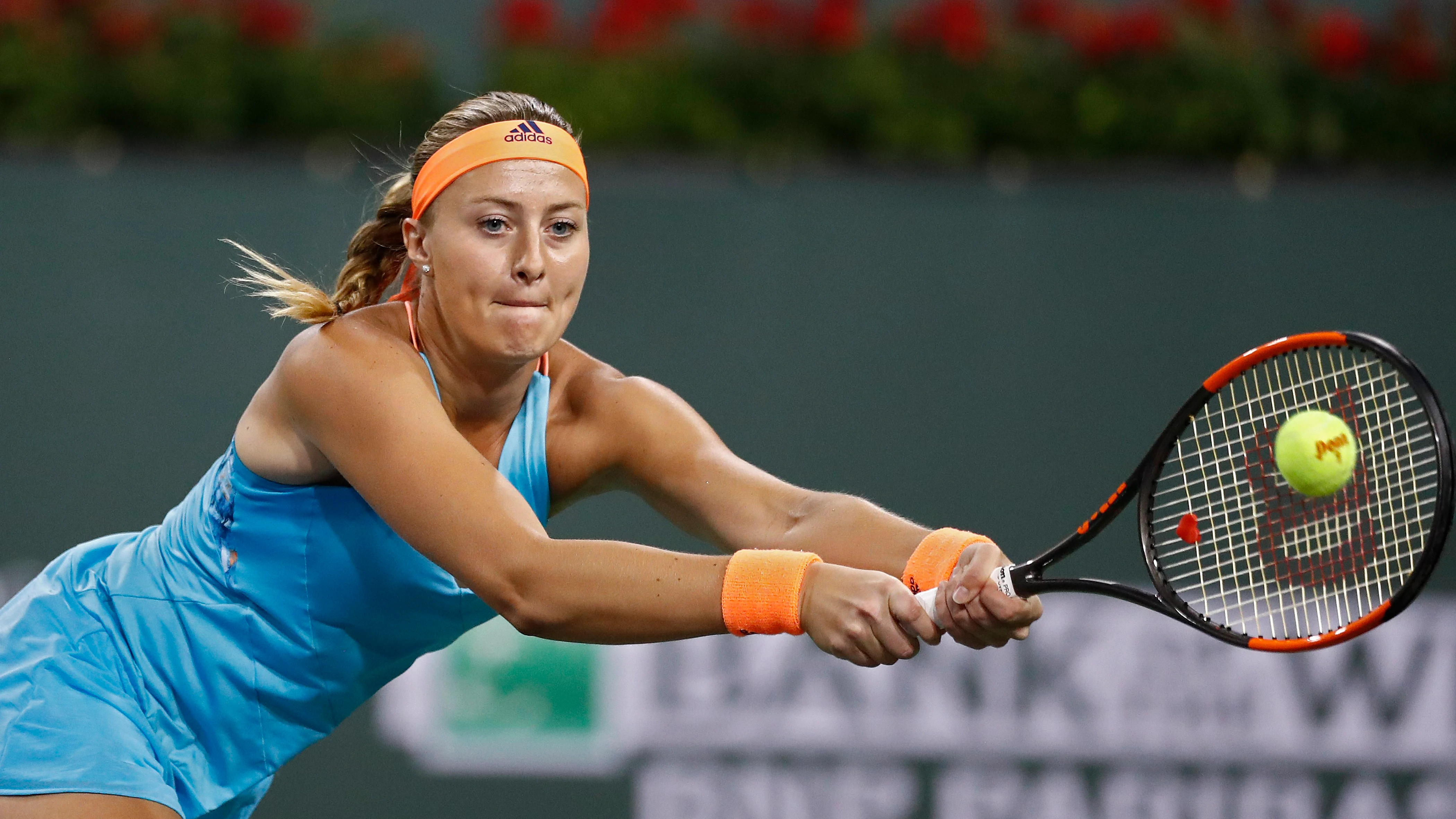 La tenista francesa Kristina Mladenovic La tenista francesa Kristina Mladenovic