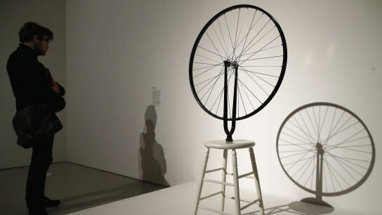 Muestra de una rueda en una exposici&oacute;n