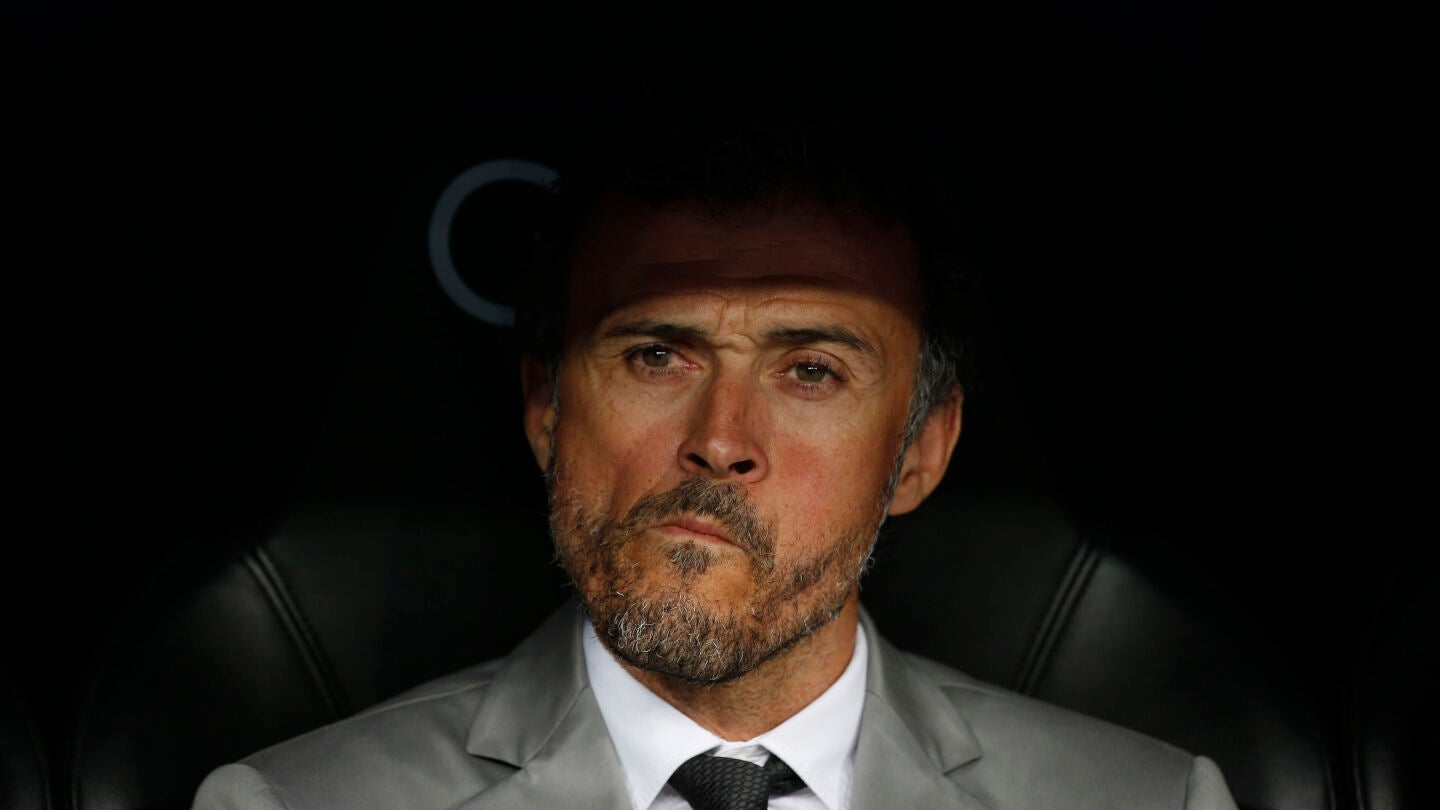 Luis Enrique, durante el Cl&aacute;sico