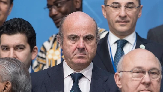 El ministro de Economía, Luis de Guindos Luis de Guindos participa de las reuniones de primavera del Fondo Monetario Internacional en la sede del organismo en Washington