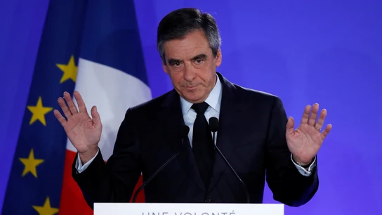 François Fillon tras su derrota en las elecciones francesas François Fillon tras su derrota en las elecciones francesas