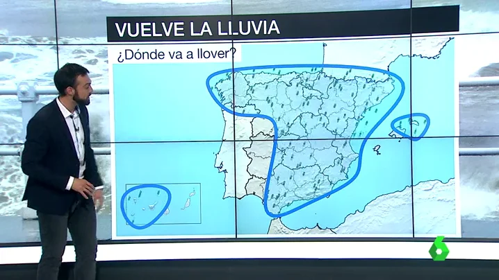 Frame 27.538158 de: Vuelve la lluvia y las bajas temperaturas a toda España: ¿será suficiente para mejorar la fuerte sequía?