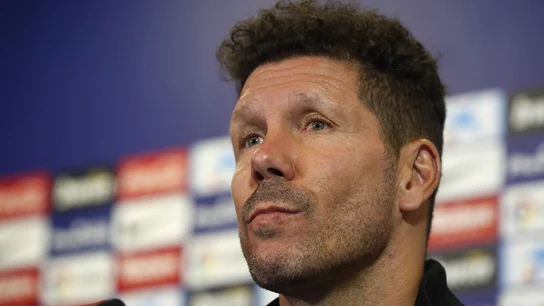 Simeone en rueda de prensa Simeone en rueda de prensa