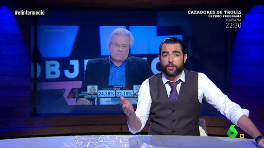 Frame 171.137721 de: La explicación de Dani Mateo sobre la 'confusión' de Javier Nart y Albert Rivera en directo El Objetivo Frame 171.137721 de: La explicación de Dani Mateo sobre la 'confusión' de Javier Nart y Albert Rivera en directo El Objetivo