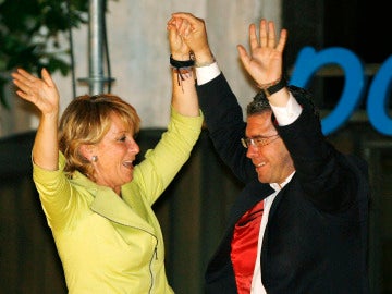 Esperanza Aguirre junto a Francisco Granados Esperanza Aguirre junto a Francisco Granados