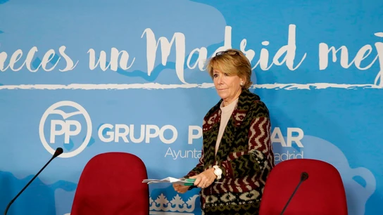 Esperanza Aguirre en una imagen de archivo Esperanza Aguirre en una imagen de archivo