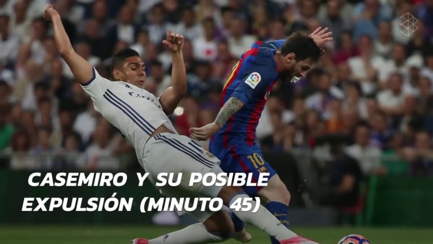 Frame 57.653864 de: Las jugadas y pol&eacute;micas que marcaron el Cl&aacute;sico del Bernab&eacute;u entre Real Madrid y Barcelona