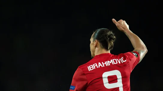 Ibrahimovic celebrando un gol Ibrahimovic celebrando un gol