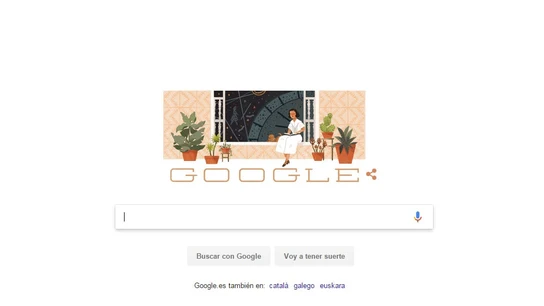 Homenaje de Google a María Zambrano en su doodle Homenaje de Google a María Zambrano en su doodle