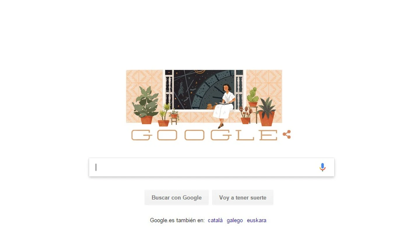Homenaje de Google a María Zambrano en su doodle Homenaje de Google a María Zambrano en su doodle