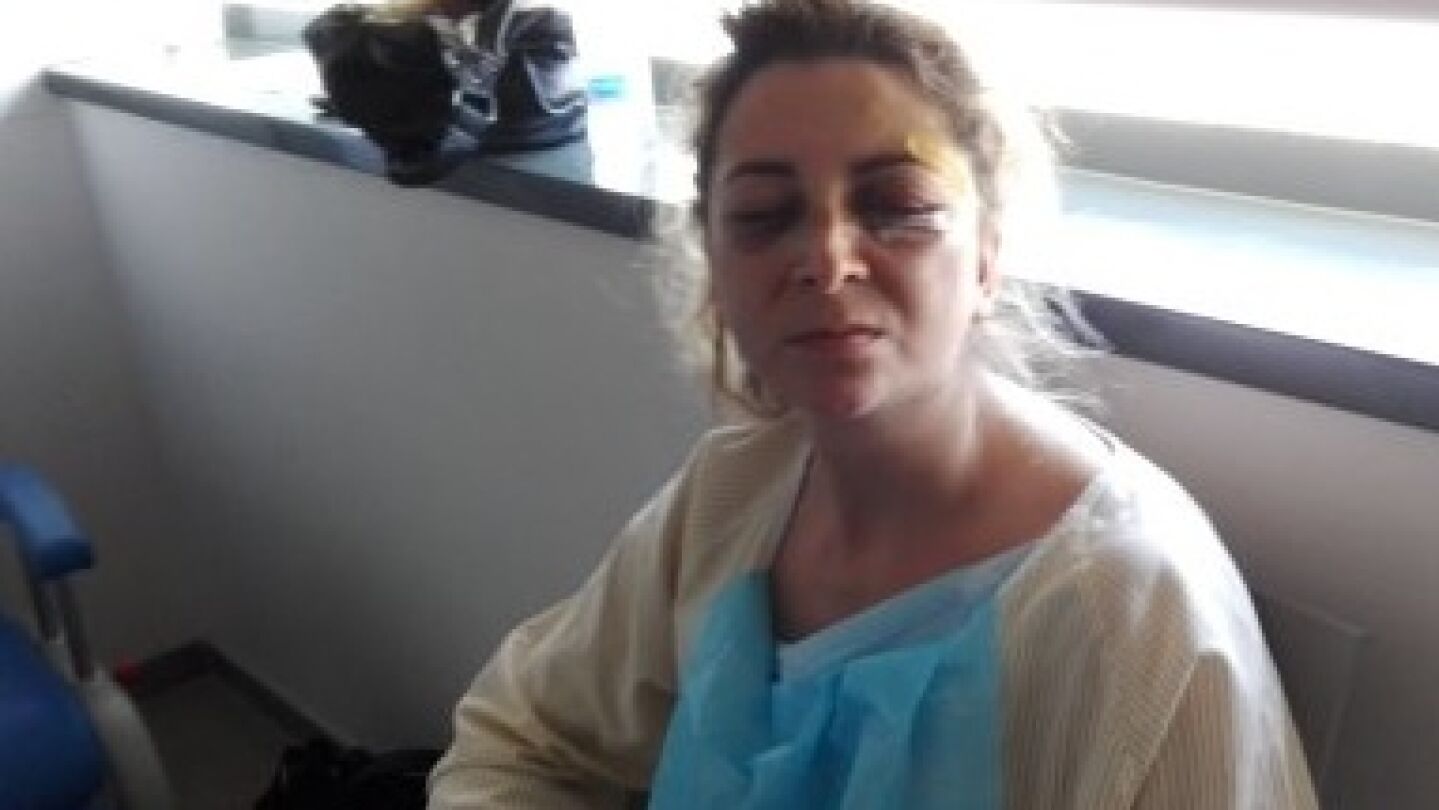 Imagen del v&iacute;deo de Eva en la sala del hospital