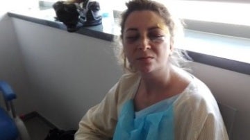 Imagen del vídeo de Eva en la sala del hospital