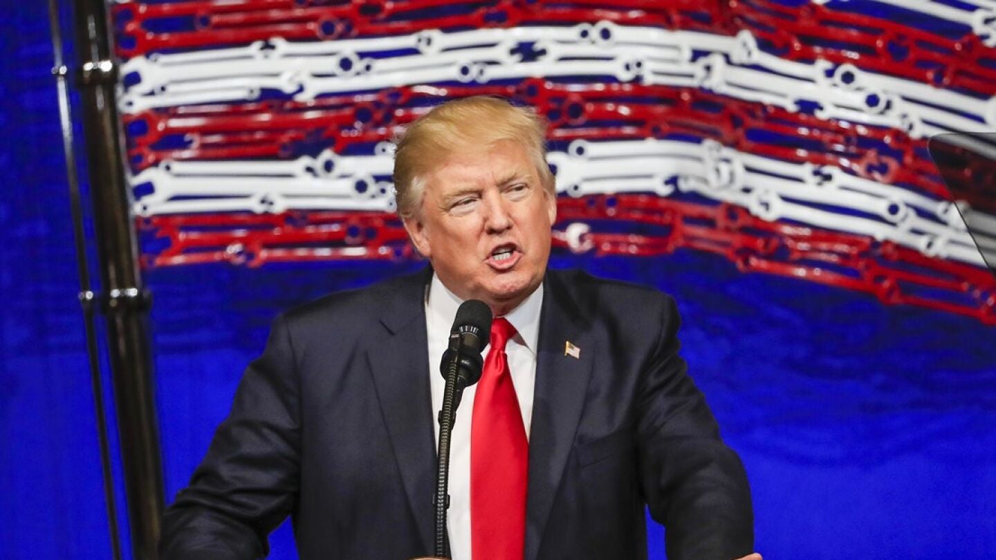Donald Trump en una imagen de archivo