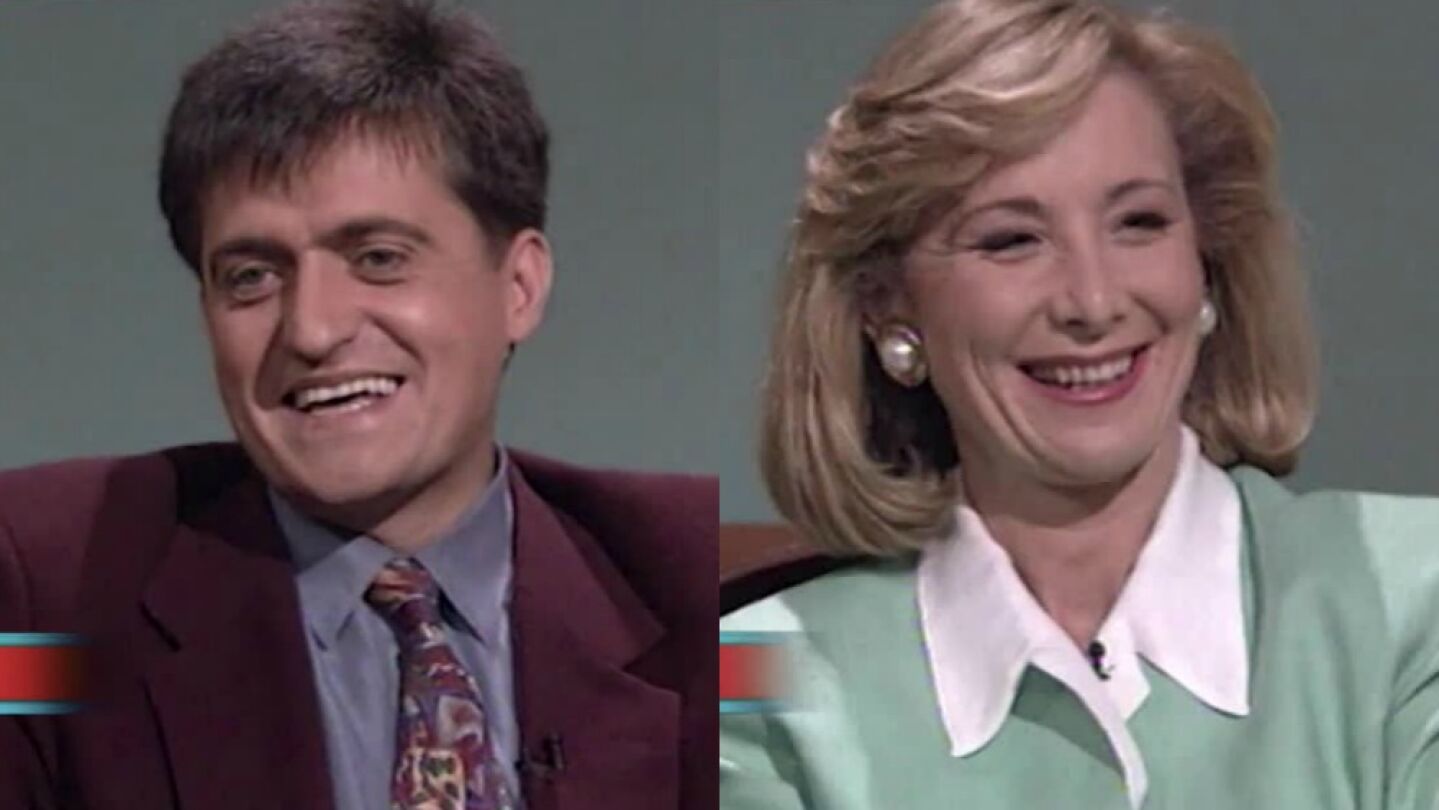 Los años 90, la época en la que Wyoming y Esperanza Aguirre compartían plató