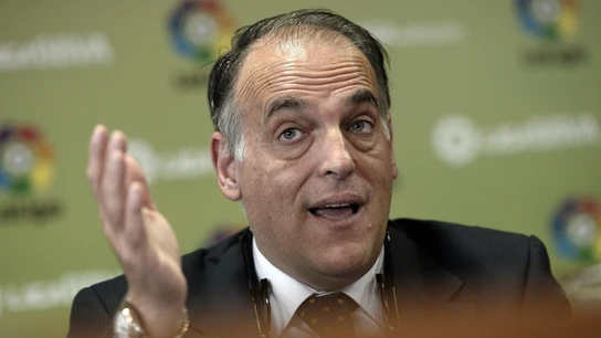 Javier Tebas durante un acto Javier Tebas durante un acto