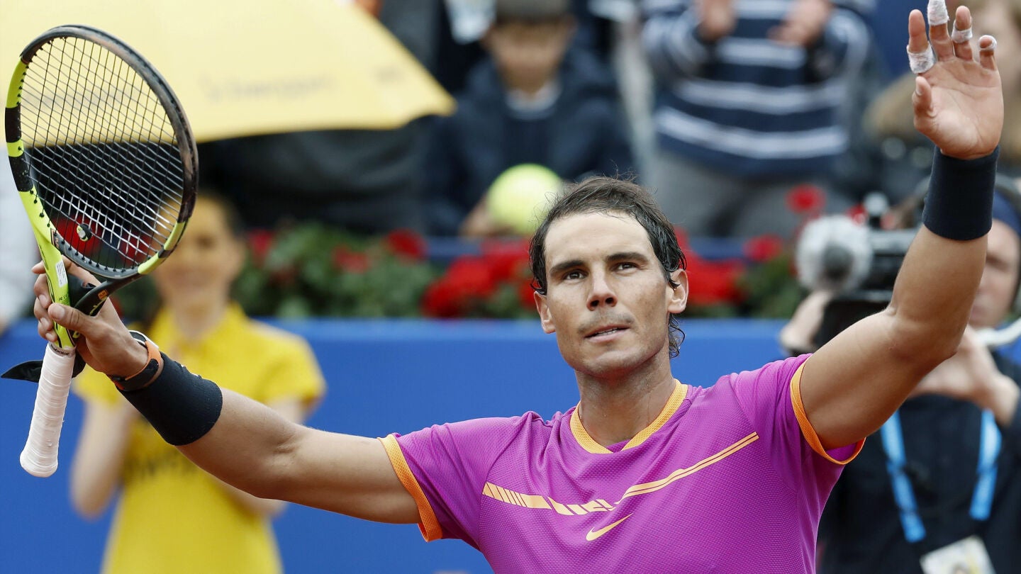 Rafa Nadal en el trofeo Conde de God&oacute;
