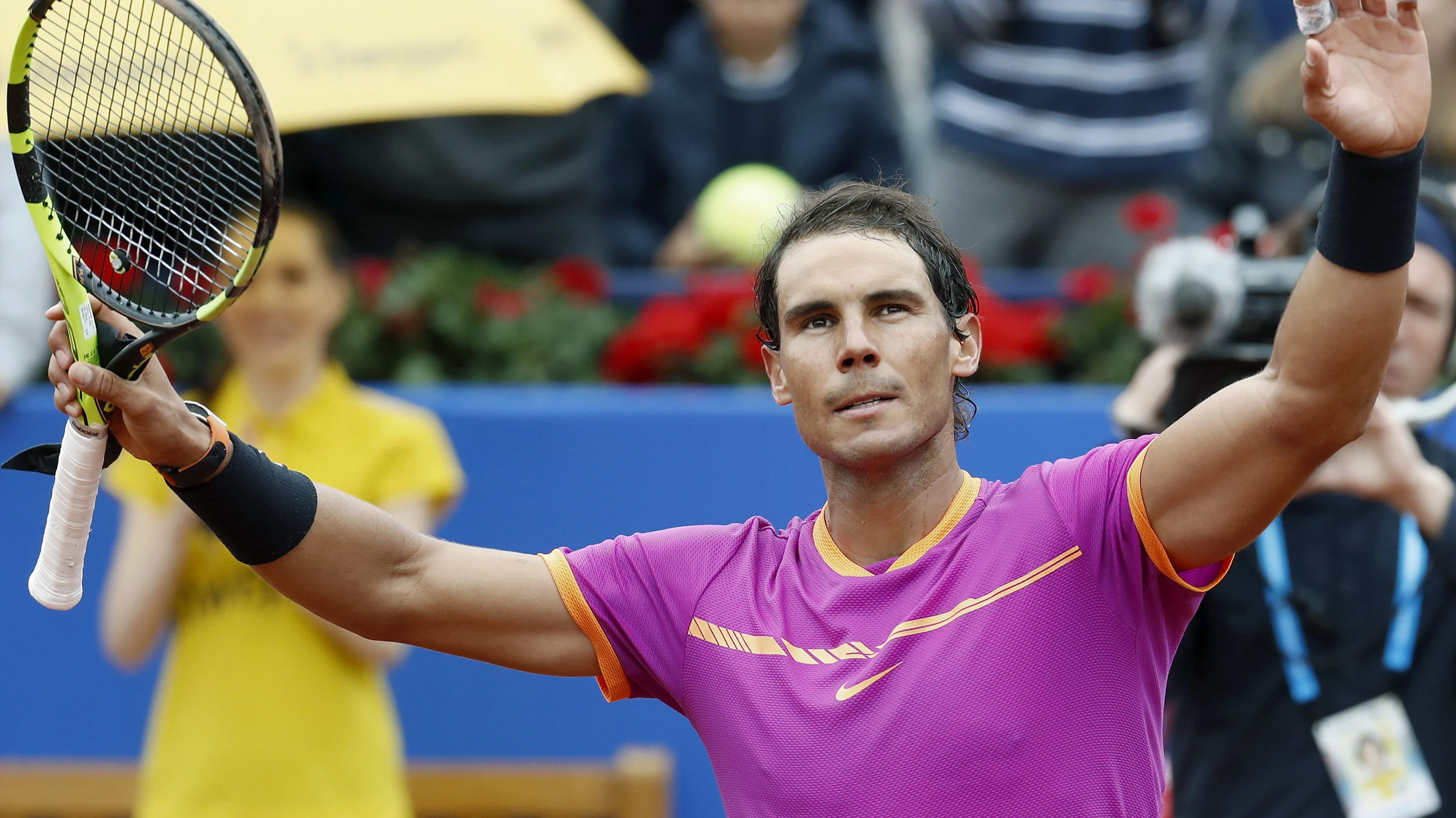Rafa Nadal en el trofeo Conde de God&oacute;