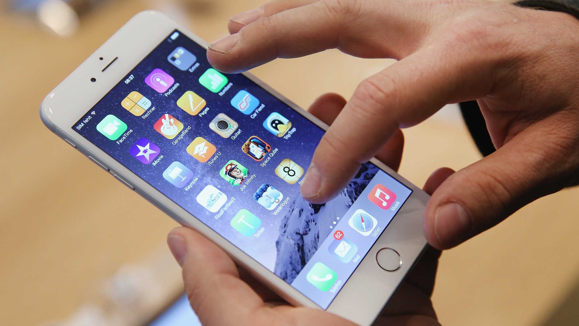 Un modelo de iPhone
